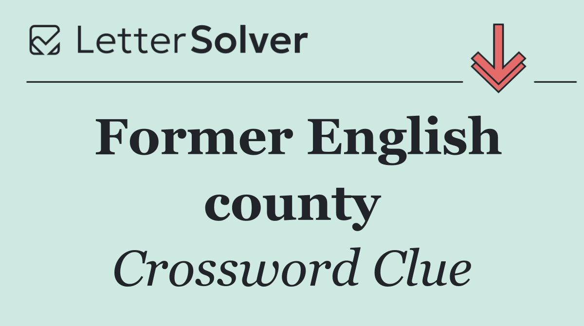 Former English county