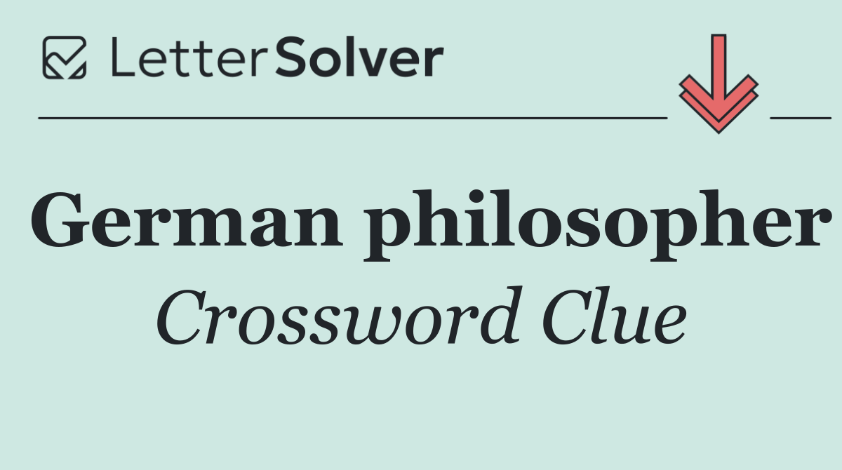 German philosopher