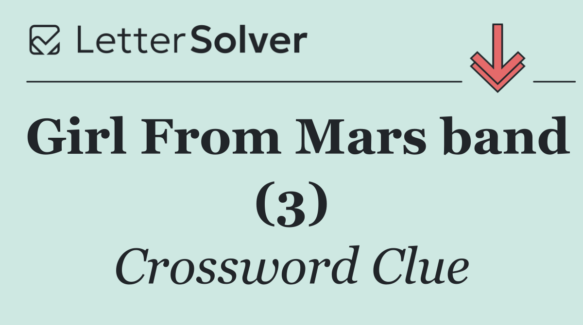 Girl From Mars band (3)