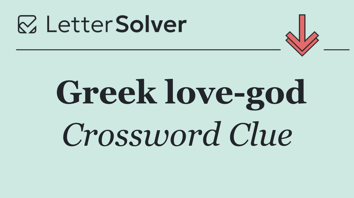 Greek love god