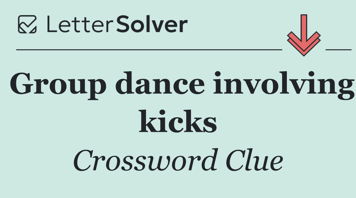 Group dance involving kicks
