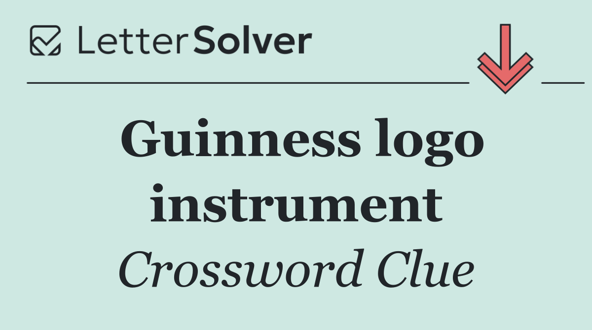 Guinness logo instrument