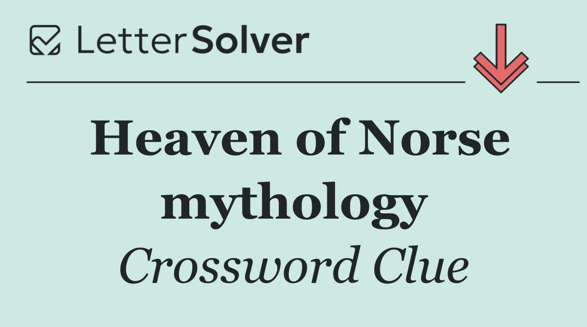 Heaven of Norse mythology