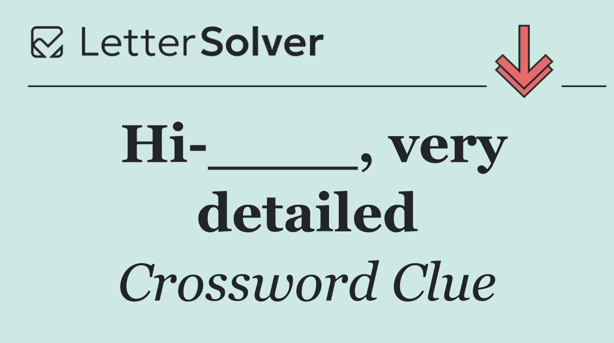 Hi ____, very detailed