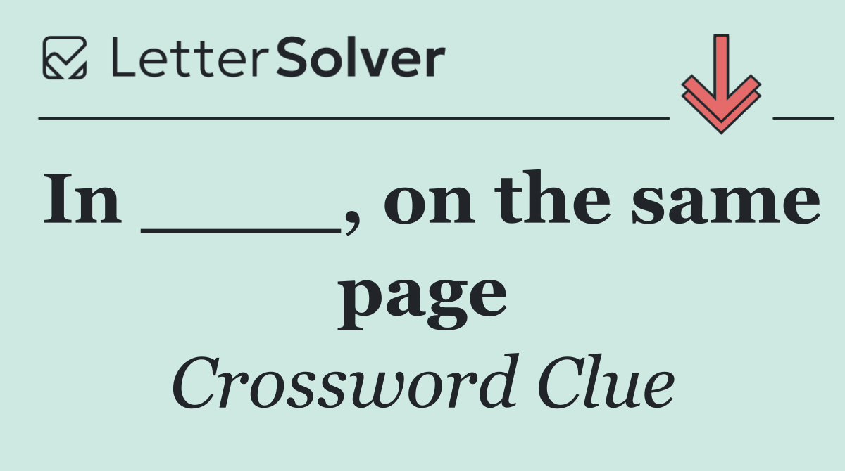In ____, on the same page