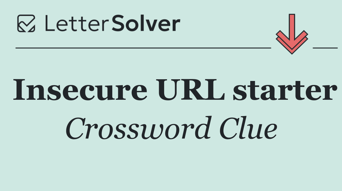 Insecure URL starter
