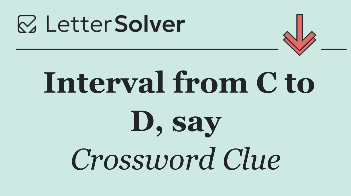 Interval from C to D, say
