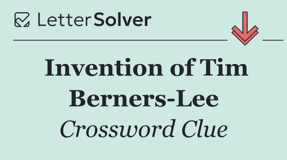 Invention of Tim Berners Lee