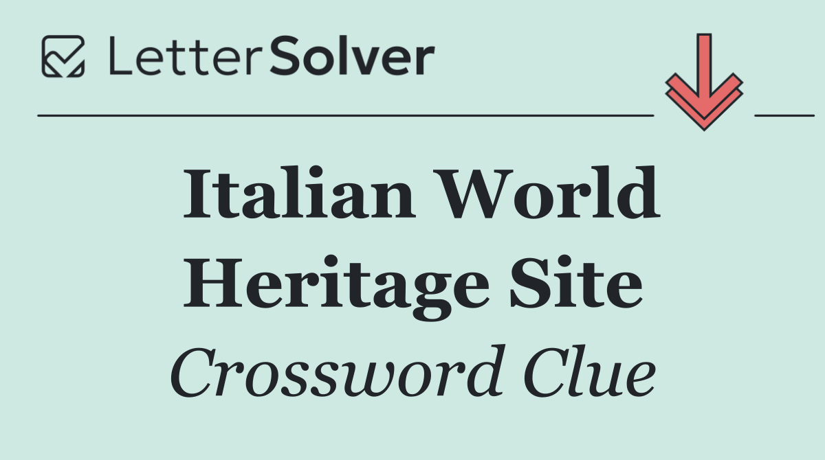 Italian World Heritage Site