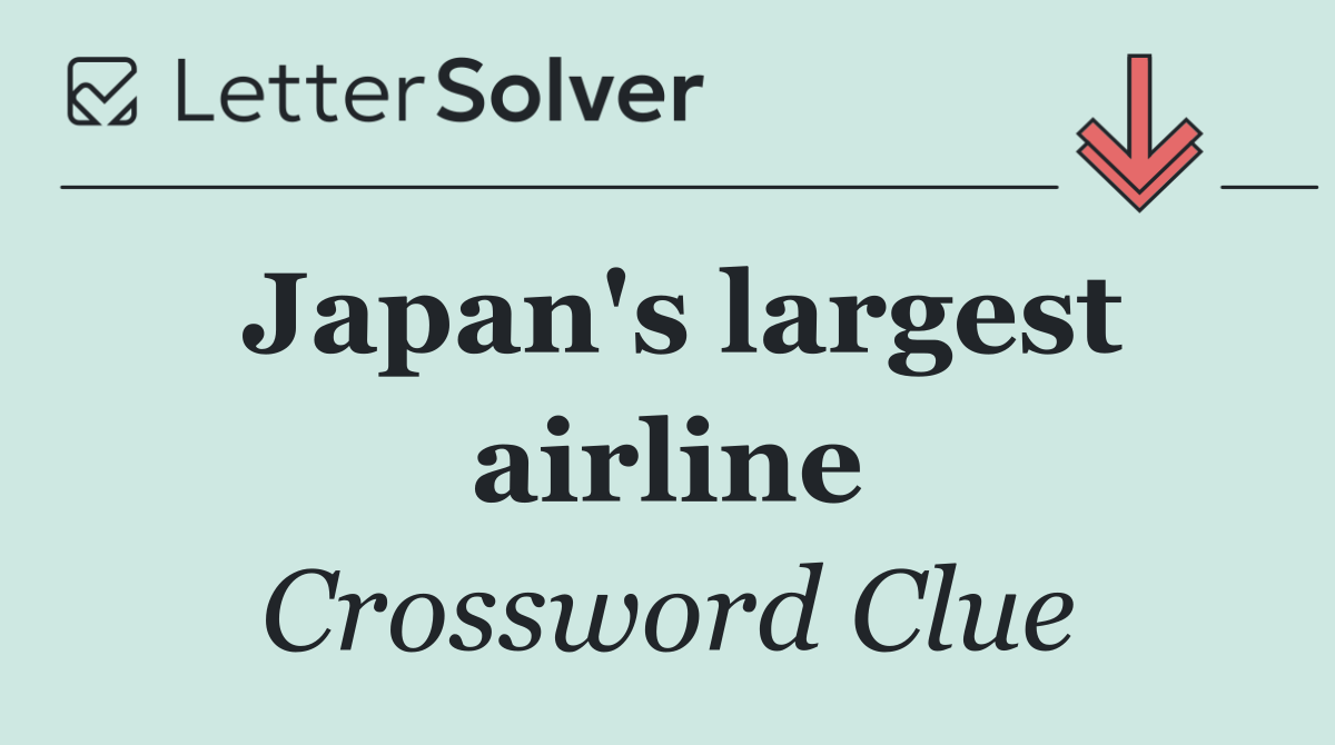 Japan's largest airline