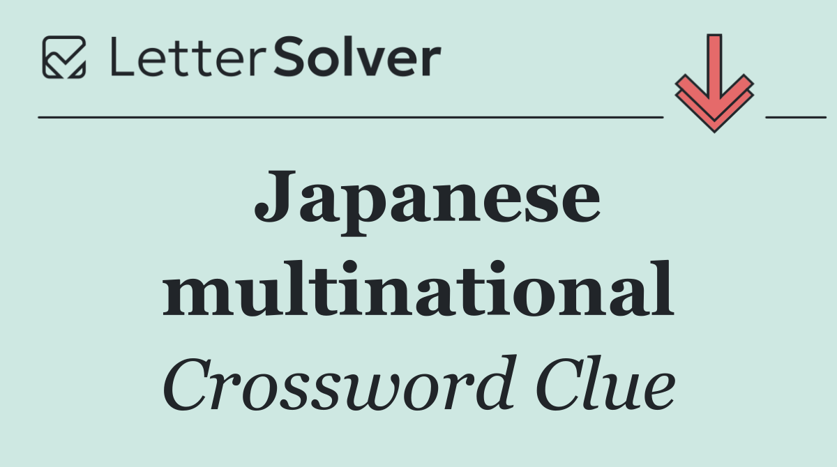Japanese multinational