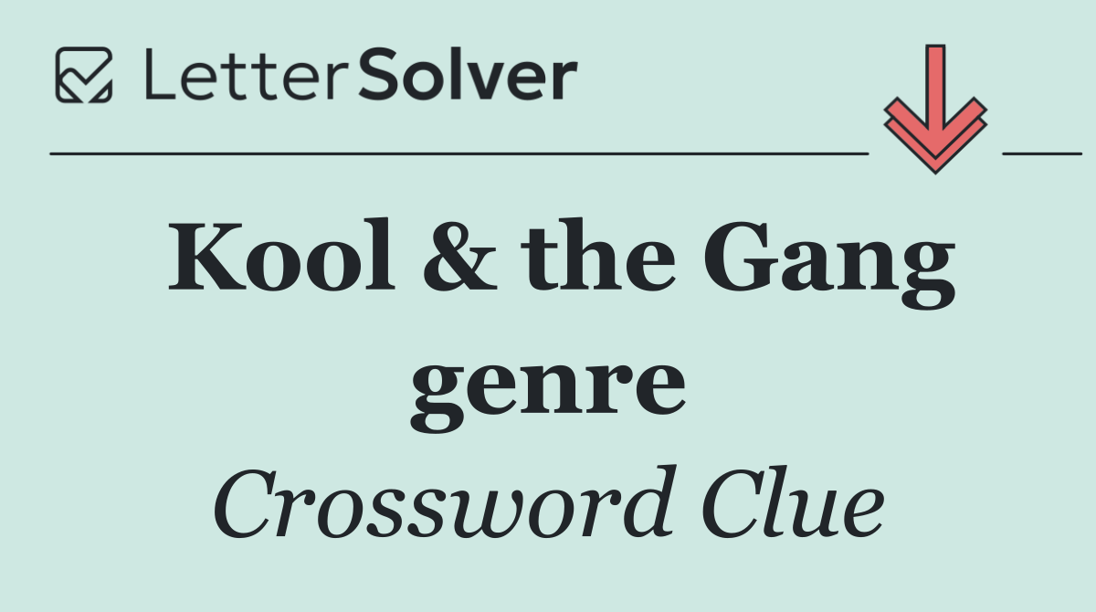 Kool & the Gang genre