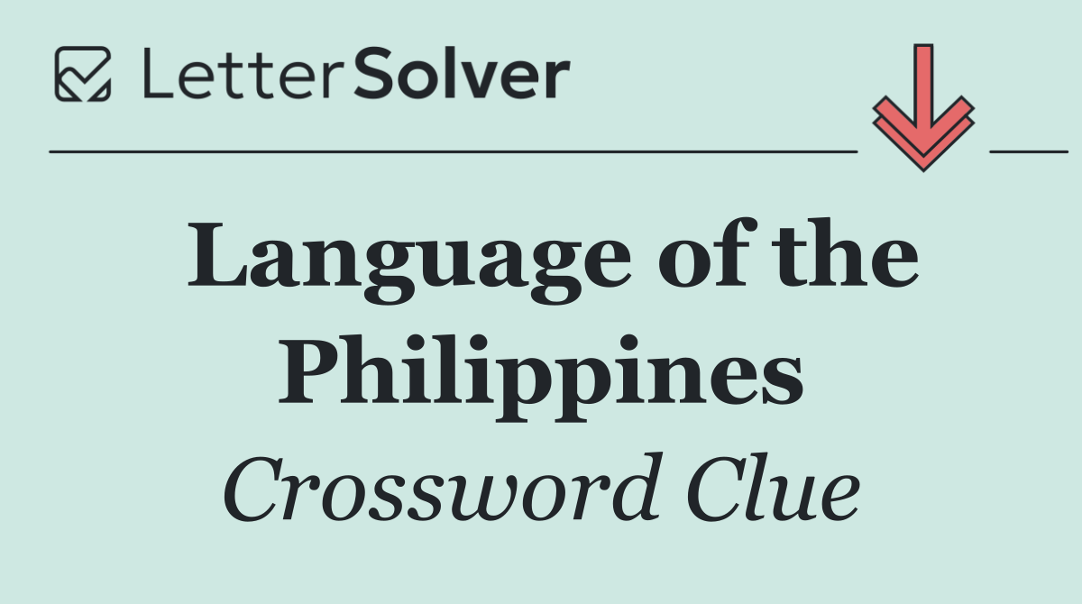 Language of the Philippines