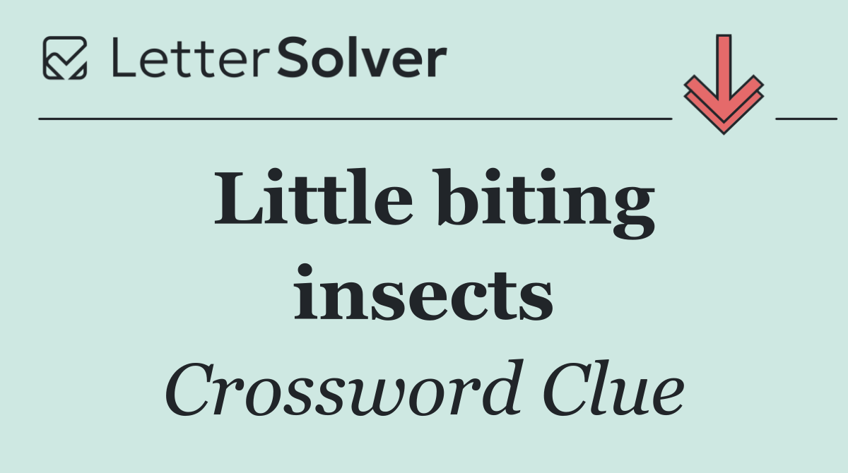Little biting insects