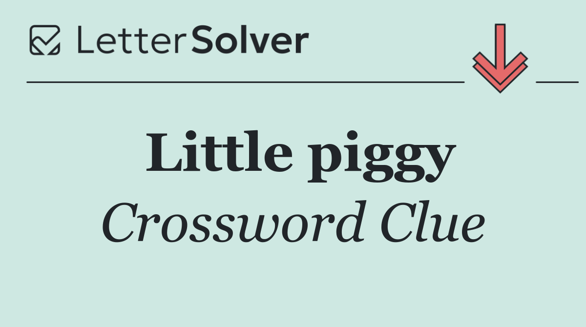 Little piggy