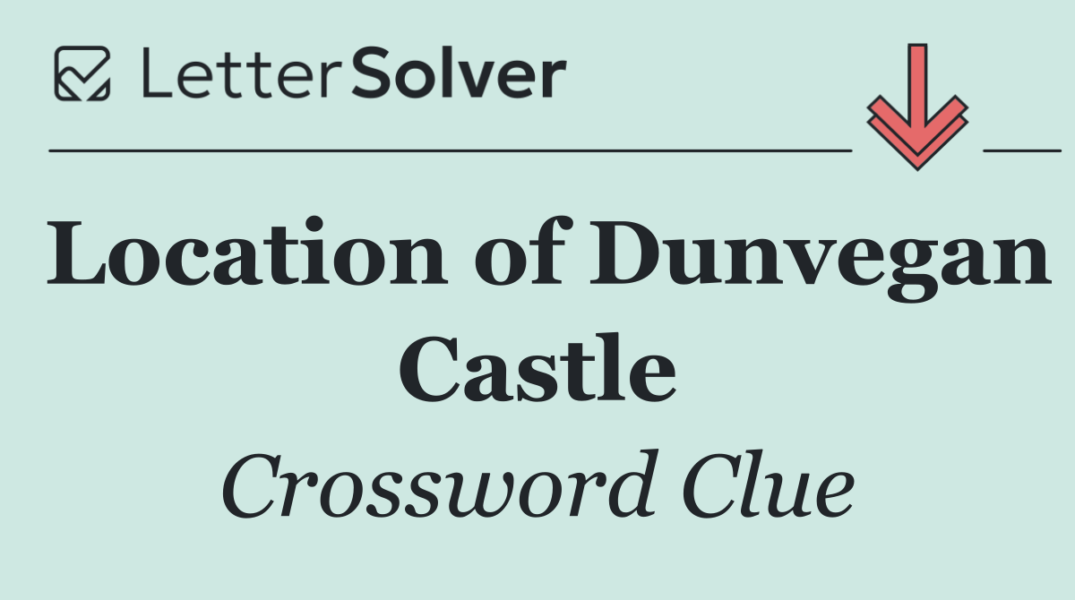Location of Dunvegan Castle
