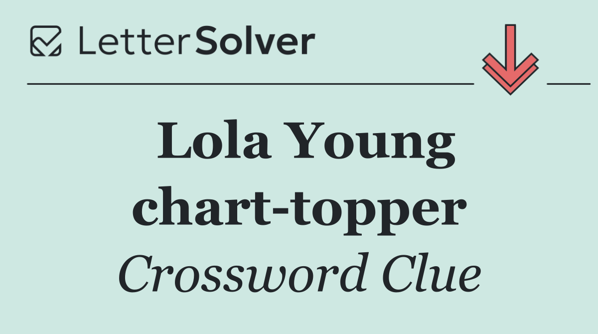 Lola Young chart topper