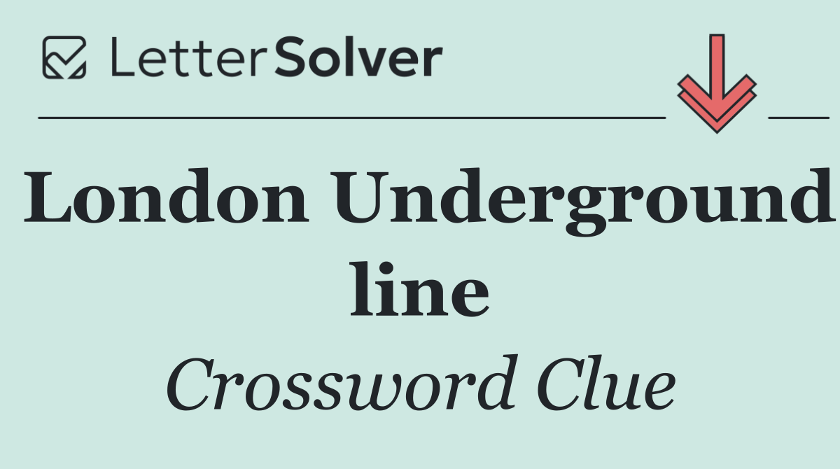 London Underground line