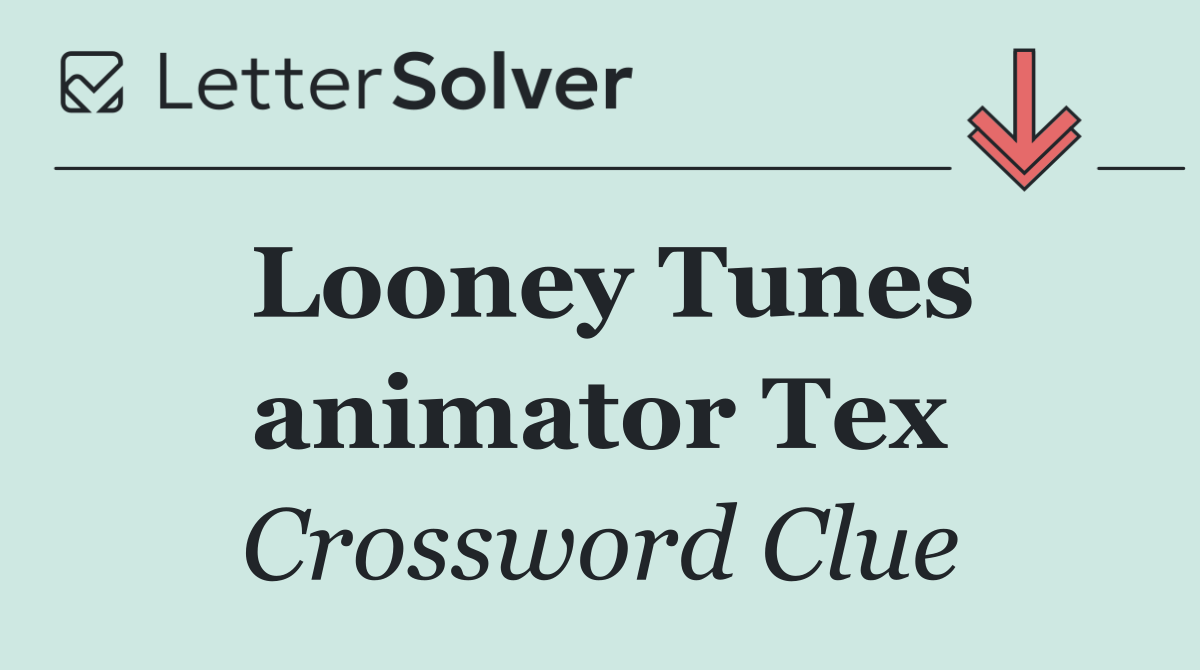 Looney Tunes animator Tex