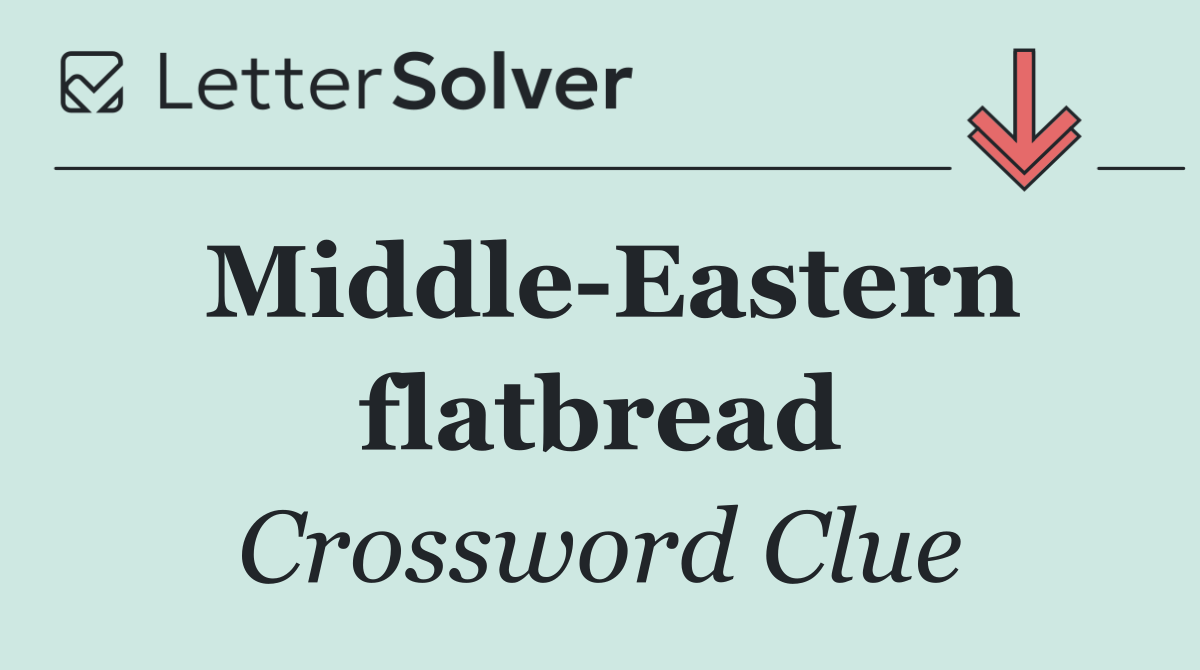 Middle Eastern flatbread