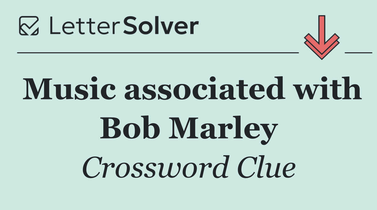 Music associated with Bob Marley