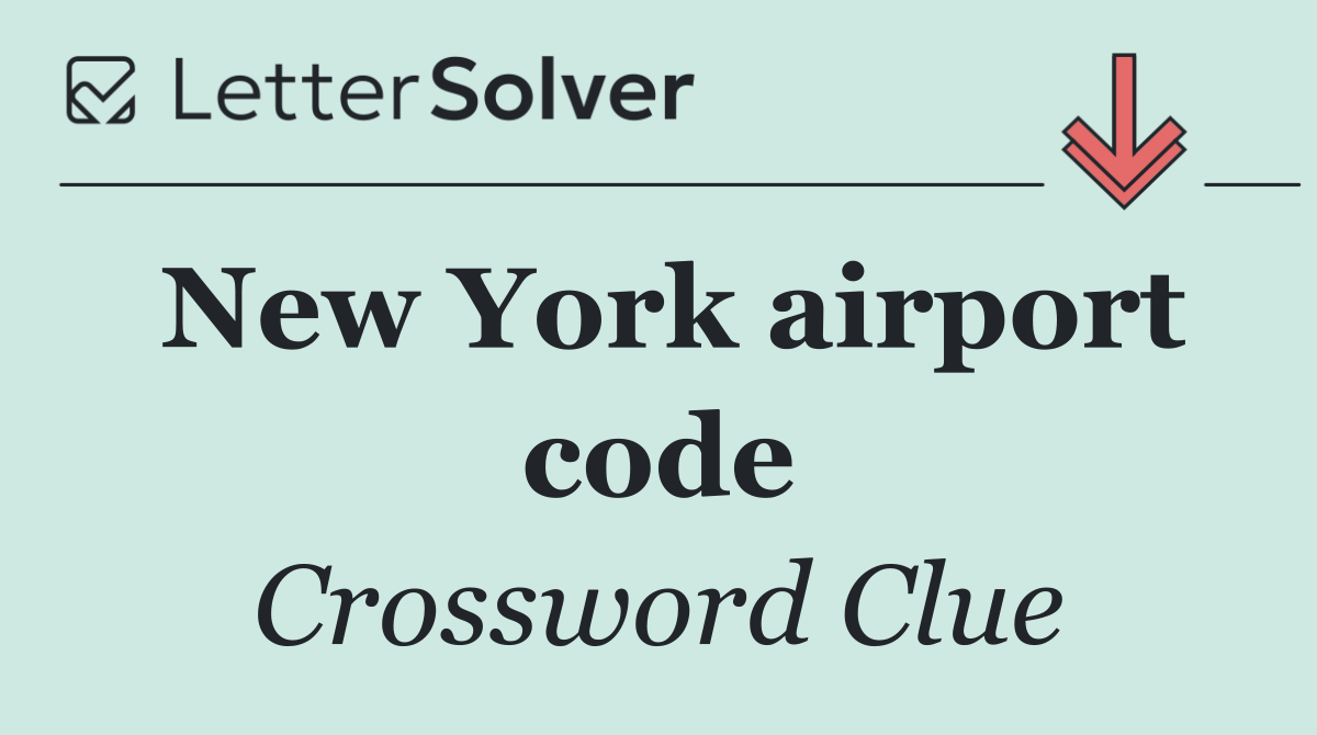 New York airport code