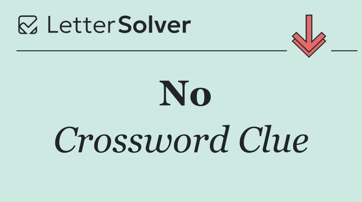 No