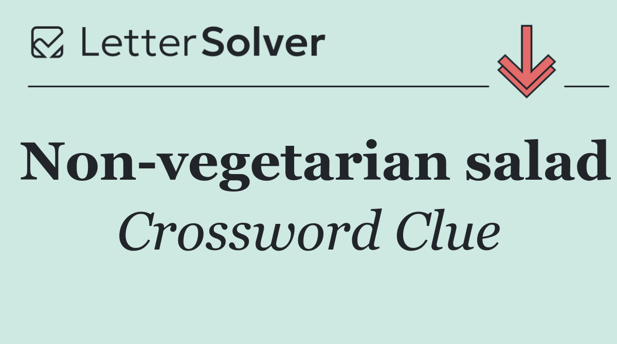 Non vegetarian salad