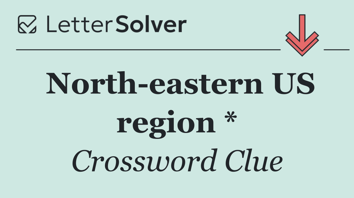 North eastern US region *