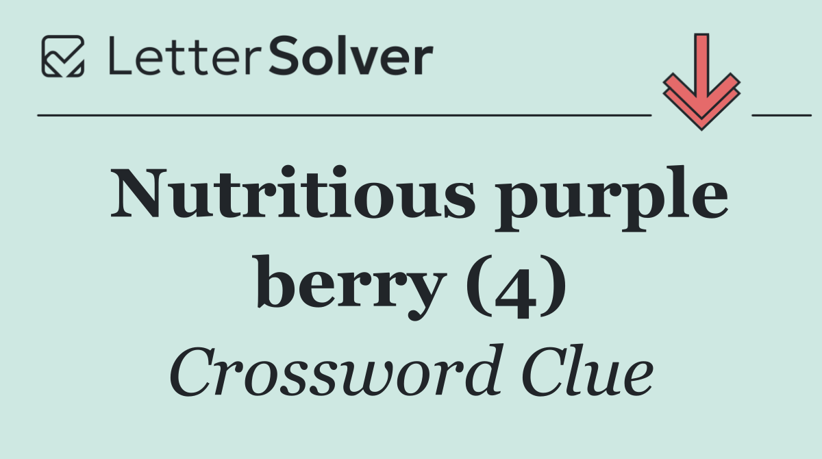 Nutritious purple berry (4)