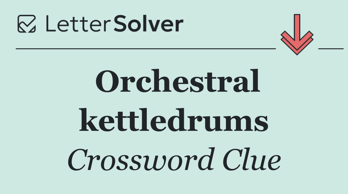 Orchestral kettledrums