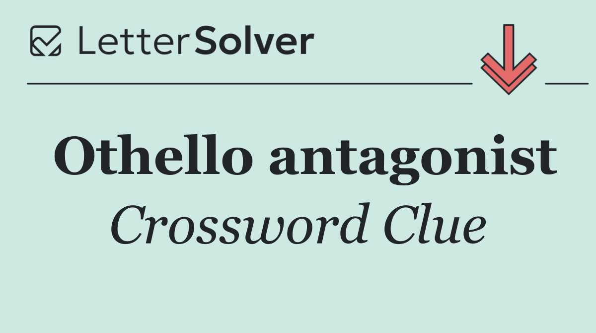 Othello antagonist