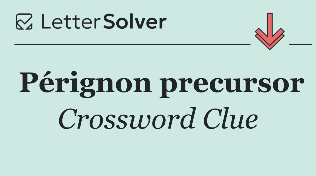 Pérignon precursor