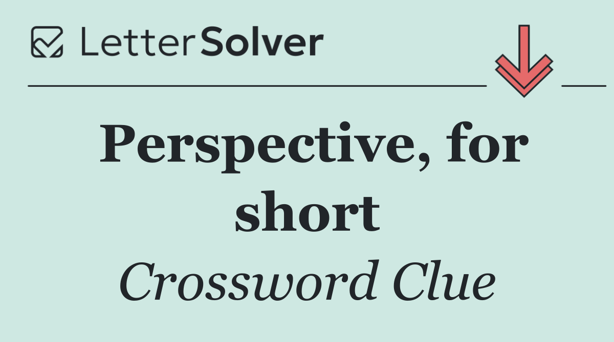 Perspective, for short