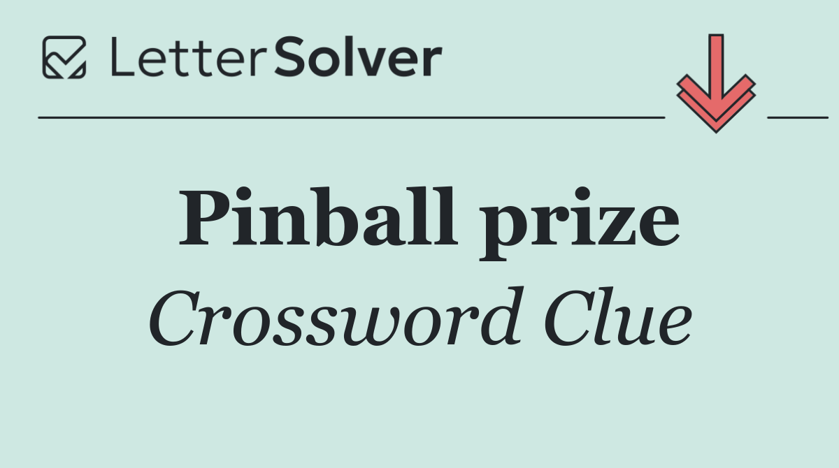 Pinball prize