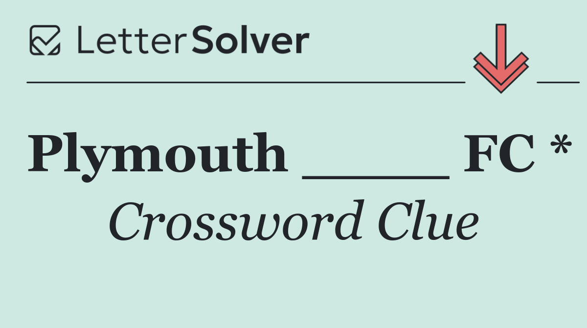 Plymouth ____ FC *