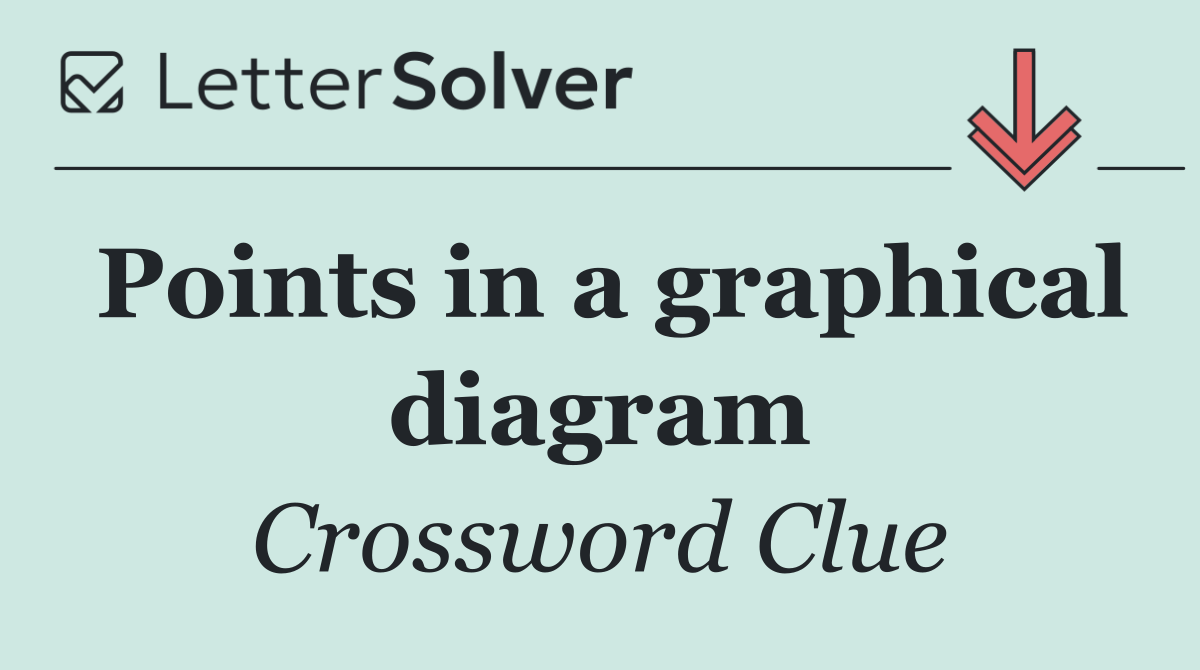 Points in a graphical diagram