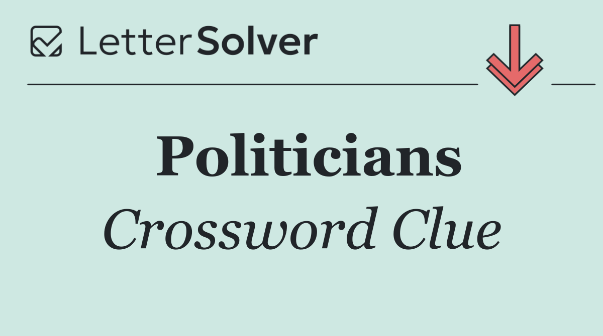 Politicians