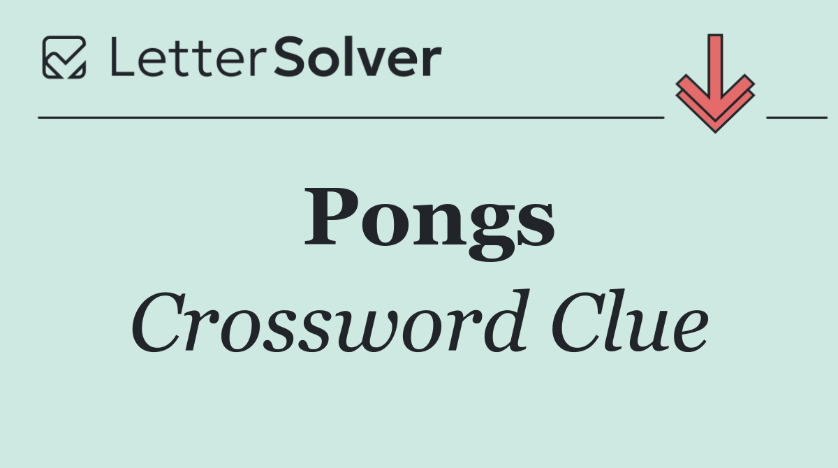 Pongs