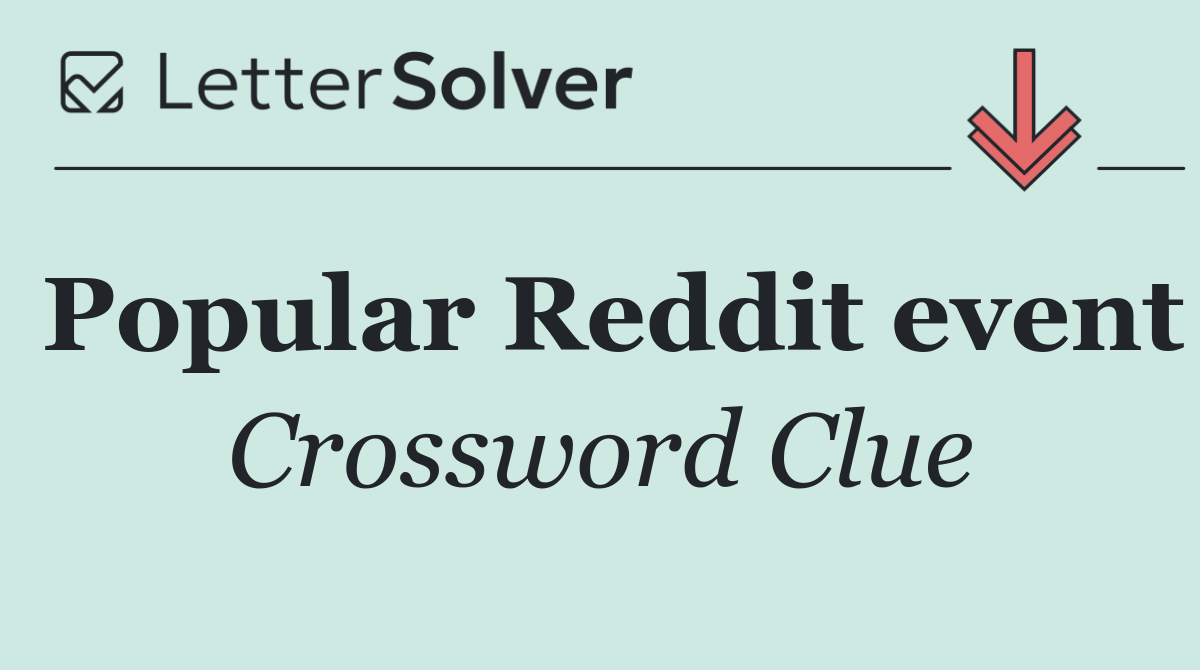 Popular Reddit event