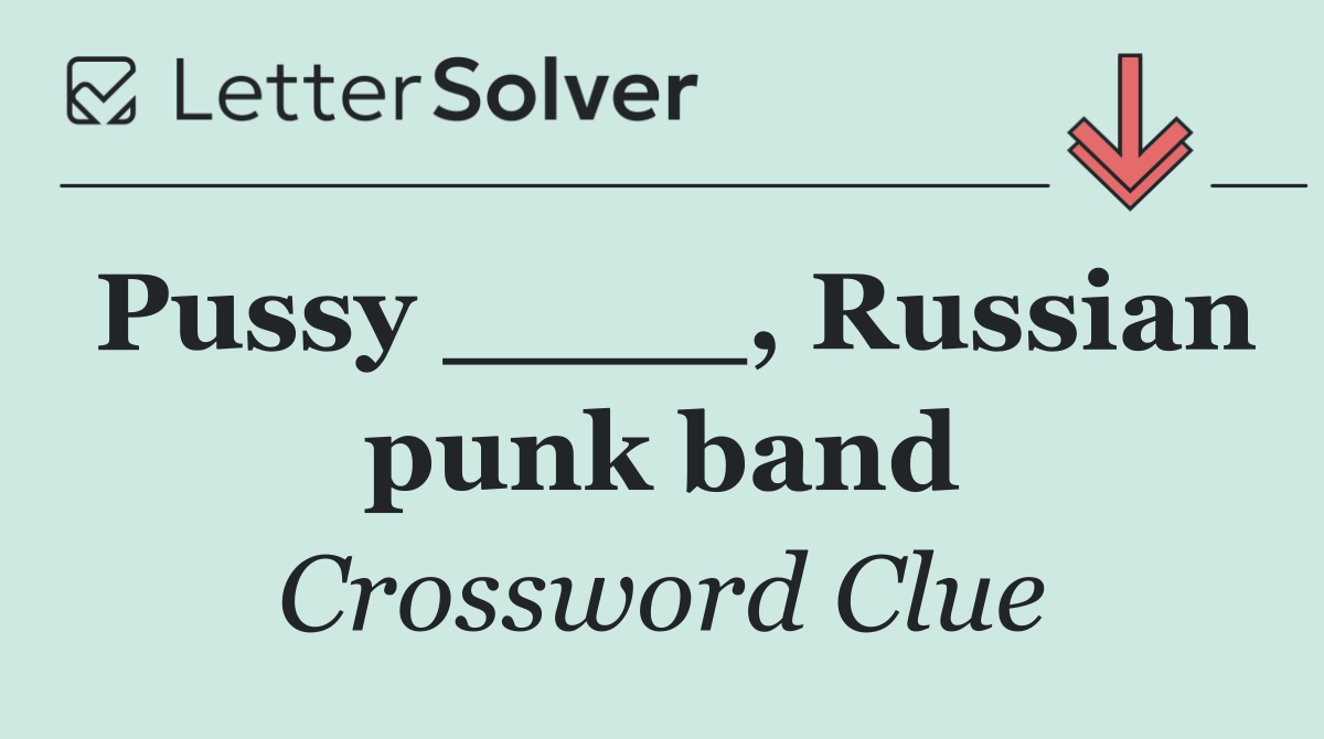Pussy ____, Russian punk band