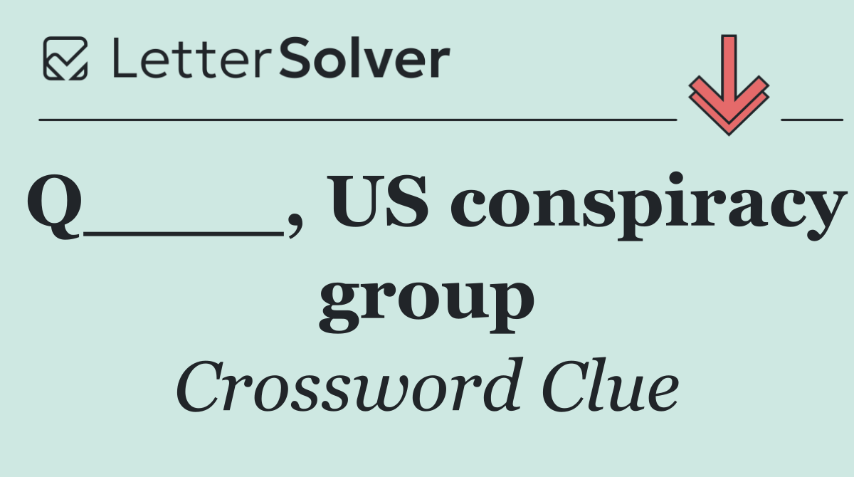 Q____, US conspiracy group