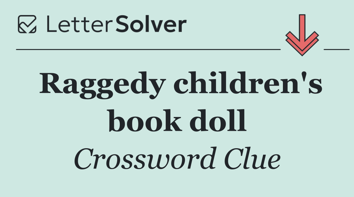 Raggedy children's book doll