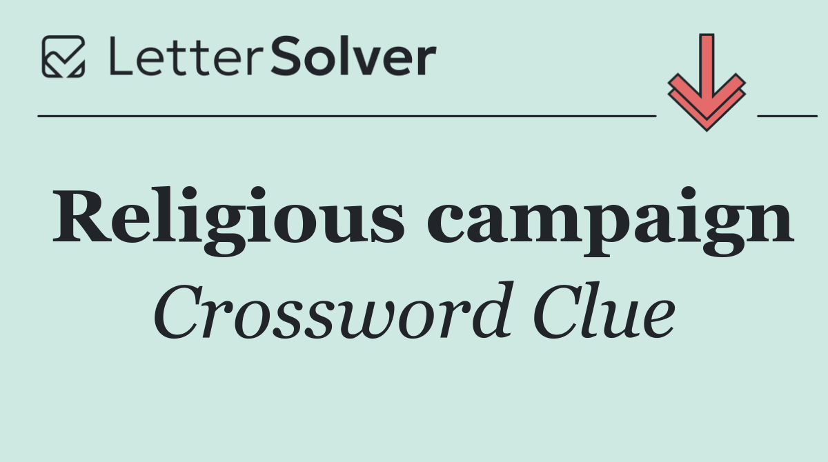 Religious campaign