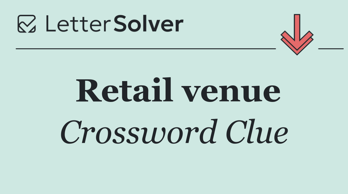 Retail venue