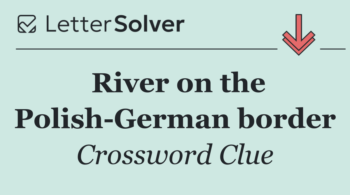 River on the Polish German border