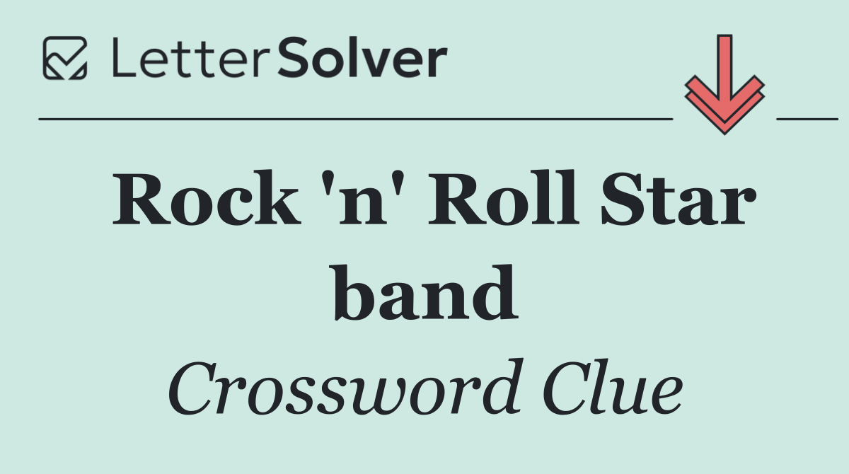 Rock 'n' Roll Star band
