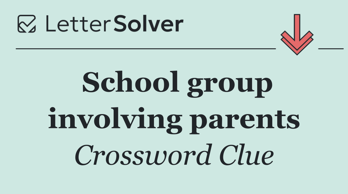 School group involving parents