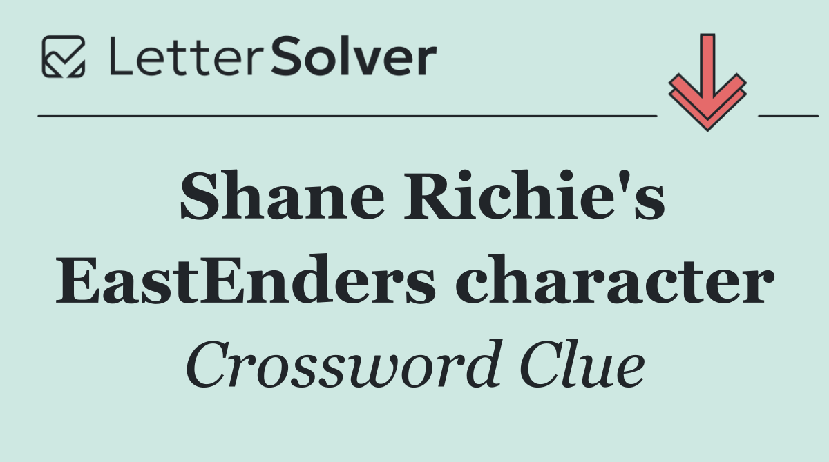 Shane Richie's EastEnders character