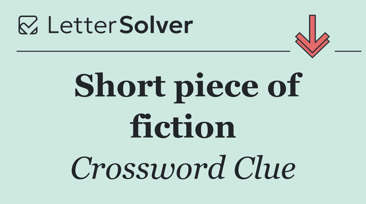 Short piece of fiction
